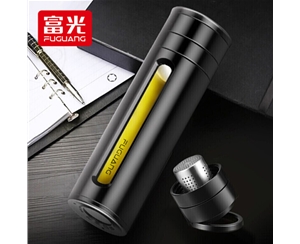 富光雙層塑玻茶杯